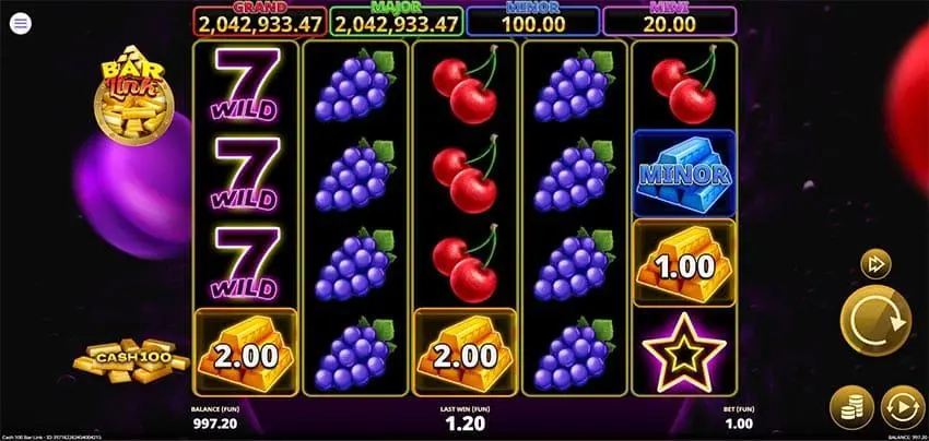 Cash 100 Bar Link